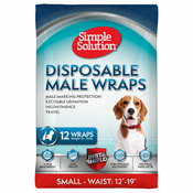 Simple Solution jednokratne pelene za muške pse  - Veličina S: 30 - 48 cm, 12 komada