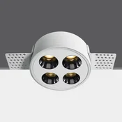 VGRADNA SVETILKA BREZ OKVIRJA LED 10W WW IP20 38deg 230V TEMNO BELA DM10110HTR/W/W