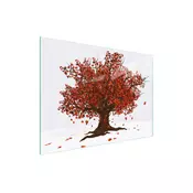 shumee STEKLENA REZALNA DESKA 30x22 DREVO
