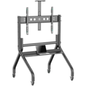 ONKRON Mobile TV stand with bracket 60-120 Screens up to 150 kg, Black - TS2080-B