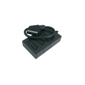 KS3SP21 kabel scart-3xscart 21-polni