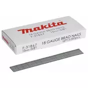 Žeblji z natlačeno glavo (300F), 15-50mm, pak=5000kos | MAKITA - 15 mm