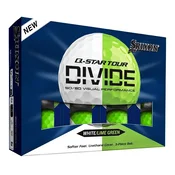 Golf žogice Srixon Q-Star Tour Divide White/Lime
