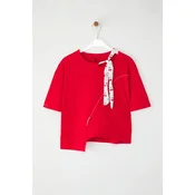 Trendyol Milla Ženska majica Tedss24Ts00001, Crvena
