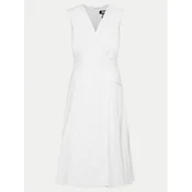 DKNY Cocktail obleka DD4A1519 Écru Regular Fit