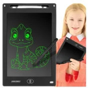 Kruzzel LCD tablica za risanje 10 XL, digitalna risalna tabla za otroke in odrasle, pisalo, gumb za brisanje, zaklep zaslona
