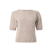 VERO MODA Pulover VMDOFFY taupe siva