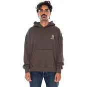 LEVIS  Majica LEVIS TWO HORSE BOXY HOODIE MUSIC CITY VINYL 2 BROWN rjava