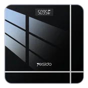 Pametna tehtnica Yesido MG10 LED zaslon, kaljeno steklo, 5-150kg - black