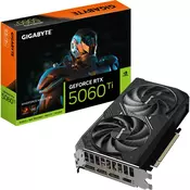 GIGABYTE GeForce RTX 5060 Ti WINDFORCE MAX OC 8G, graphics card DLSS 4, 3x DisplayPort, 1x HDMI 2.1