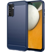 Silikonski ovitek za Samsung Galaxy A15 5G - mat carbon moder