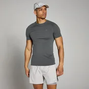 MP Mens Velocity Muscle Fit Seamless T-Shirt - Dark Grey - XL
