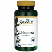 Swanson Echinacea (vijolična storžka), 400 mg, 100 kapsul