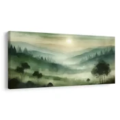 Slika drevesa v megli - 120x60