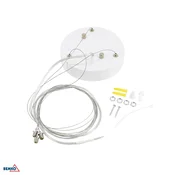 Luxmena viseča oprema za svetilo, bela, 1 m BM-C35-PLC-ZLWH