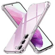 TPU gel ovitek Techsuit Shockproof za Samsung Galaxy S21 FE 5G - clear