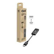 Club 3D Converter - CSV-7330 (DisplayPort 2.1 na 3x HDMI, 8K pri 60 Hz, HDR, HDCP 2.3, HPD, ALT nacin)