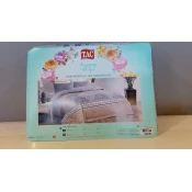 Tac Set posteljine Talia, 180x230cm, Sivo-bež
