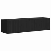Vidaxl TV stenska omara 2 szt. Črna 60 x 31 x 29,5 cm Konstruiran les