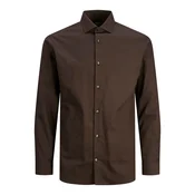 JACK & JONES Srajca JPRBLAparker temno rjava