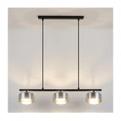 Brilagi - LED Luster na sajli AURA LUX 3xGX53/30W/230V crna/zadimljena