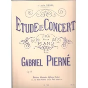 PIERNE:ETUDE DE CONCERT OP.13 POUR PIANO