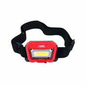 shumee AWTOOLS ČRNI SPREDNJI COB LED NAGLAVNIK S SENZORJEM GIBANJA ČRNI SENZOR