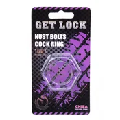 Nust Bolts Cock Ring – Clear