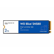 Western Digital WD Blue SN580 SSD 2TB WDS200T3B0E, M.2 2280, PCIe 4.0 x4 do 4150/4150MB/s lesen/schreiben