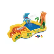 Djecji igraci centar na napuhavanje Dinosaur - Intex 57444NP - Visokokvalitetni PVC - Vanjska upotreba