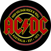 AC/DC Back Patch High Voltage Rock N Roll
