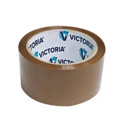 Pakirni trak, 50 mm x 60 m, VICTORIA FACILITY, rjav, 6 kosov