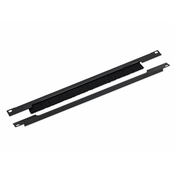 19 prek panela 1U razdeljen horizontalno 350x21mm siva