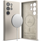 Ovitek Ringke Silicone Magnetic za Samsung Galaxy S24 Ultra - stone