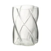 J-Line vaza dekorativna iz stekla 13,5 x 19 cm