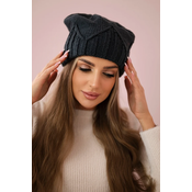 marka niezdefiniowana Womens cap Liliana K375 graphite