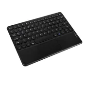 INF Bluetooth tipkovnica z okroglimi tipkami in sledilno ploščico - Združljiva z iPad, tablicami Black, (5000129717)
