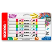 Akrilni marker Kores Kreative, komplet 6 barv