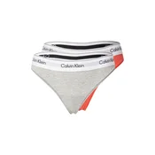 Calvin Klein Underwear Tangice svetlo siva/svetlo rdeča/črna/bela