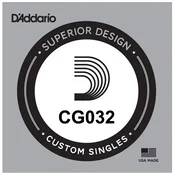 DADDARIO CG032 .032 struna za električno kitaro brušena