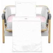 Set za spavanje za mini krevetić KikkaBoo Dream Big - 3 dijela, roza