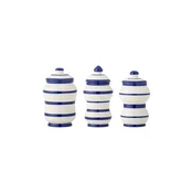 Posoda s pokrovom Bloomingville Maynard 525 / 370 / 325 ml 3-pack