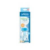 Dr Browns plasticna OPTIONS+ bocica 270ml, plava