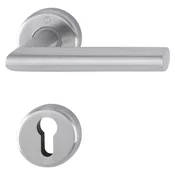 HOPPE garnitura kljuk UTRECHT, z rozeto cilinder, 39-47 mm, inox mat