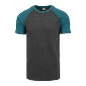 Urban Classics Majica bazaltno siva/petrol
