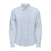 Only & Sons Srajca ONSCANTLEY nebeško modra/bela