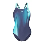 ARENA Enodelne kopalke LIGHT PRO BACK LB modra/voda
