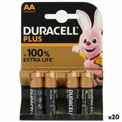 Alkalne Baterije DURACELL Plus Extra LR06 1,5 V (20 kom.)