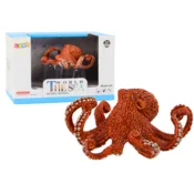 slomart LEAN TOYS Figurica orjakinje hobotnice, oranžna, 10 cm