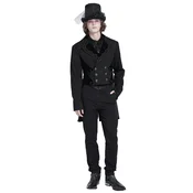 Moški plašč DEVIL FASHION - črn gotski - CT17401
